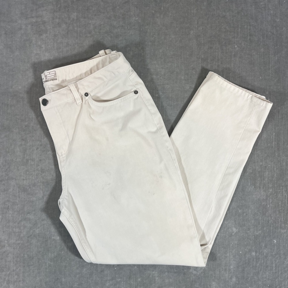 Nike Dri FIT Womens Size 12 Beige Straight Leg‎ Casual Pants